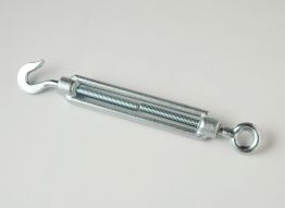 DIN 1480 Huzalfeszítő, Acél, Horganyzott, M 24 (kampó-kampó) termék fő termékképe