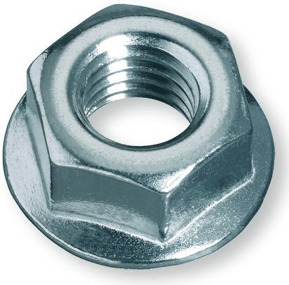 DIN 6923 Peremes hatlapú anya, 8., Horganyzott, M 6 (recézett) termék fő termékképe