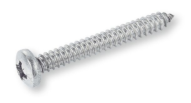 DIN 7981 Domború fejű kereszthornyos lemezcsavar, A2, Rozsdamentes, 4,8x19 termék fő termékképe