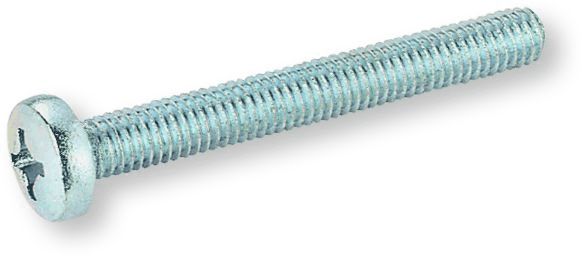 DIN 7985 Domború fejű kereszthornyos csavar, 4.8, Horganyzott, M 2,5x6 termék fő termékképe